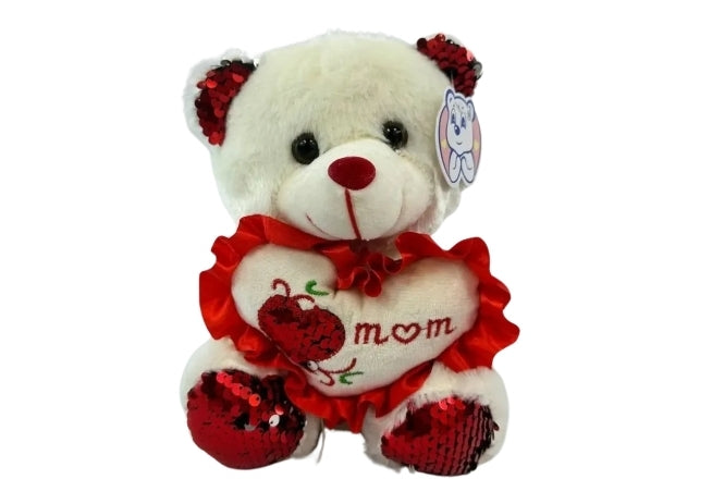 3PC-MOM PLUSH BEAR WITH HEART