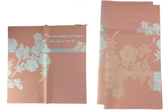 PINK & WHITE FLORAL PAPER