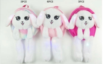 3pc-LED Moving Ears Bunny backpack