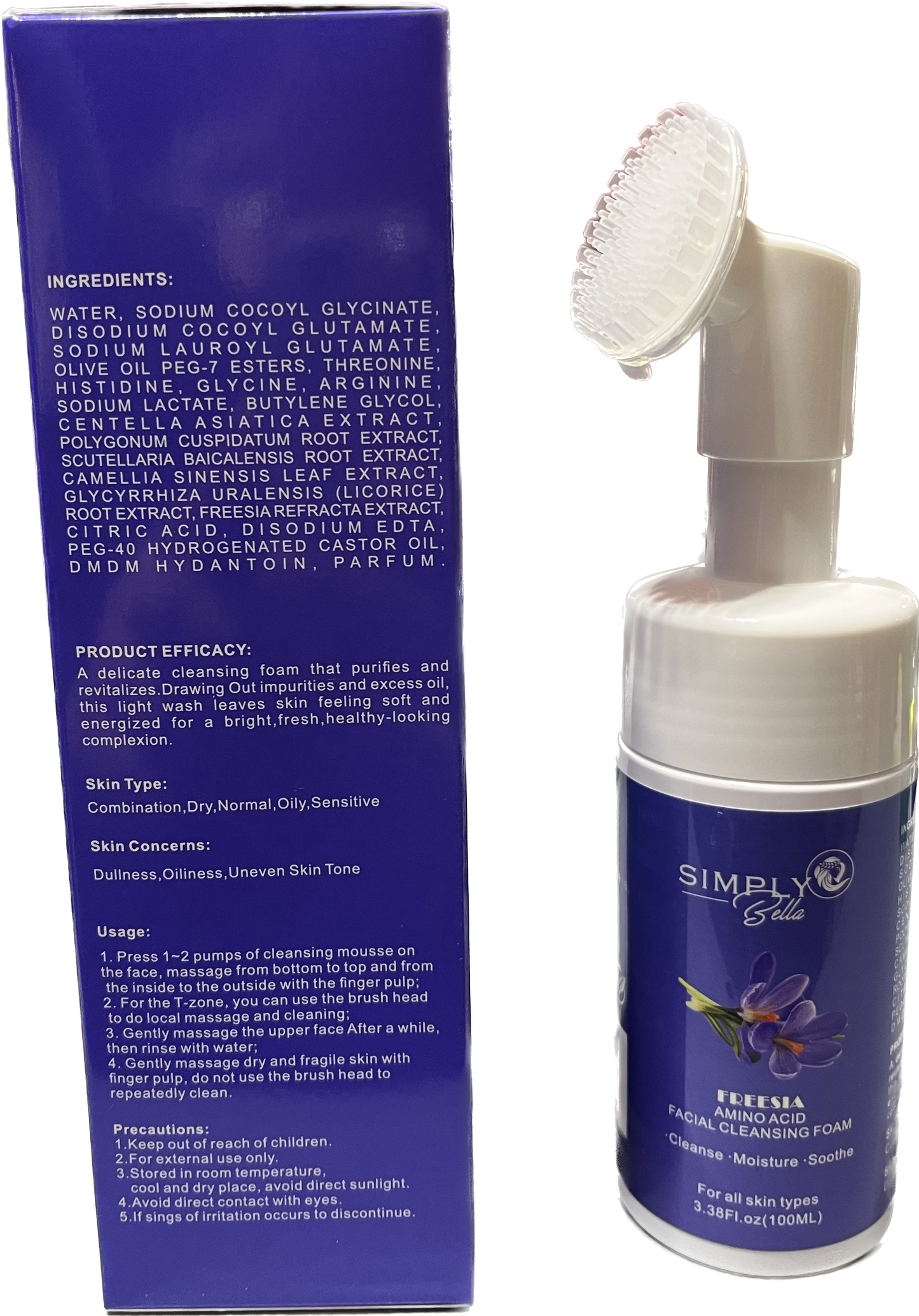 3pc-Simply Bella Facial Cleansing Foam